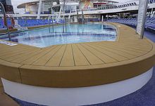 Non-slip boat decking Bolideck® Futureteak slat