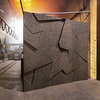 Interior wall covering GENCORKfabrictextured3D