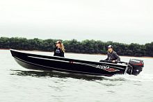 Outboard small boat V16 sport-fishingaluminum5-person max.