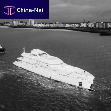 Cruising mega-yacht 6007raised pilothousewith swimming poolcustom