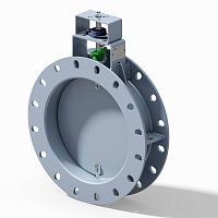 Butterfly valve AMM701manualbiogaswith flange