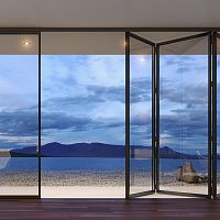 Bi-fold patio door RABEL 3800slidingaluminumdouble-glazed