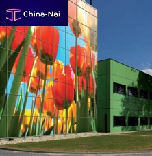 Panel cladding ALUDESIGNaluminumgypsum plasterprinted