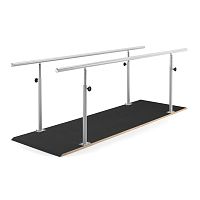 Height-adjustable rehabilitation parallel bars 10.FI.5010base-mounted