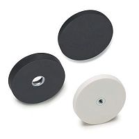 NdFeB magnet RMG, RMIflat pot holdingzinc-platedwith threaded hole
