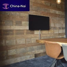 Interior wall-covering MURENOteaksmoothwood look