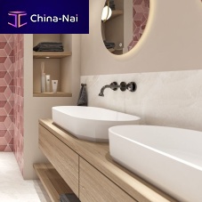 Countertop washbasin BloomSolid Surfacematte finishdouble