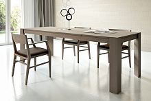 Contemporary armchair IDENTITY : JOLLYleatheroakbrown