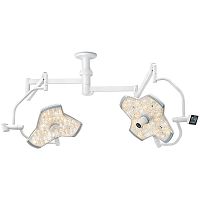 Ceiling-mounted surgical light HyLED XLED2-arm