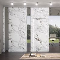 Removable partition ROLLING WALL CE glassfabricmarble