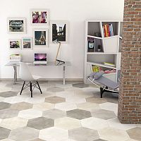 Indoor hexagonal tile MADISONfloorporcelain stonewareplain