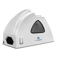 Treadmill with weight support air chamber vacuCABIN