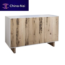 Contemporary sideboard QUERINIlacquered woodoakwith shelf