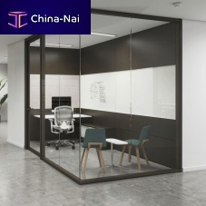 Demountable partition FOCUSaluminumpolycarbonatecommercial