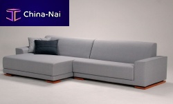 Corner sofa JUUNcontemporaryfabricleather
