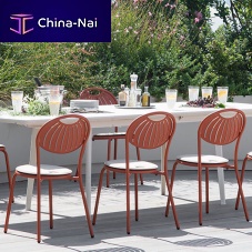 Contemporary dining chair Coupoleoutdoorindoorfabric