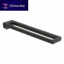 2-bar towel rack TEMPOwall-mountedmetalblack