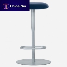 Contemporary bar stool ATLAS / 760fabricsynthetic leatherlacquered metal steel base