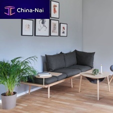 Contemporary sofa AROUNDoakwith removable cushion