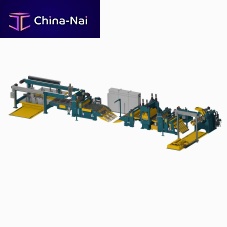 Blade cutting line for metalsheet metalpanel