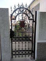 Entry door wrought ironswingwithout glazing