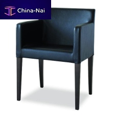 Traditional armchair GOSSIPleatherbeechbridge
