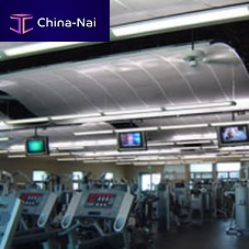 False ceiling acoustic panel CURVGRID : ONE DIRECTIONNALmetalcommercialprecast