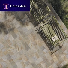 Outdoor tile LIMESfloorporphyryrectangular