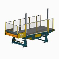 Belt conveyor driven rollerhorizontaltransport