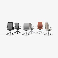 Contemporary chair DUOCHAIRindoormeshmesh