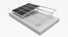 Ground-mount PV mounting system for landscape installationaluminium