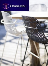 Stackable highchair Ramatuelle 73'commercialplasticmetal