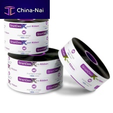 Resin-based thermal transfer ribbon SmartDate X seriesfor label printerswhiteblack