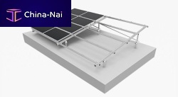 Ground-mount PV mounting system for landscape installationaluminium