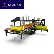 Band-knife cutting line HCfor compositespanelfor aeronautical applications