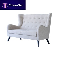 Traditional sofa HARRYfabricgray2-person