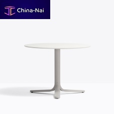 Contemporary coffee table FLUXO 5463woodensteel basealuminum base