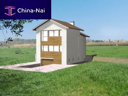 Prefab house CAMcontemporarytraditionaltwo-story