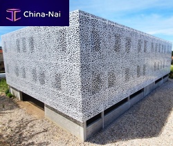 Thermo-lacquered aluminum solar shading CORAILfor facadewindowvertical