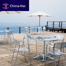 Contemporary chair TOLEDOoutdoorindoorcast aluminum