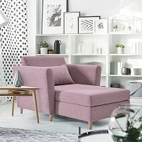 Contemporary chaise longue XANEILfabricpinecommercial