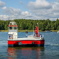 Fireboat 1720 OSRoil spill recovery boatcatamaranoutboard