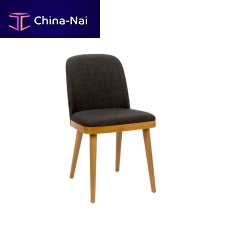 Contemporary chair MYDEMindoorfabricwooden base
