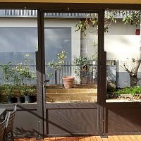 Exterior door aluminumswingglazed