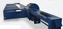 Rotary blade cut-to-length cutting line for steelfor aluminumprofile