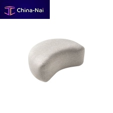 Contemporary footrest LUA 300fabricleather