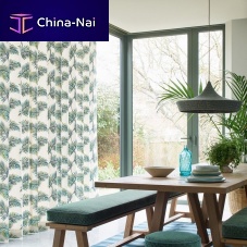 Curtain fabric MAZARI PALM nature patternpolyestercotton