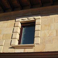 Sandstone window sill exterior