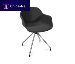 Contemporary chair FOURME®11indoorbio-compositechrome steel base
