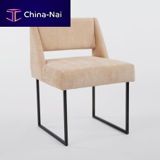 Contemporary dining chair CUBISTindoorfabricmetal base